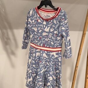 Mini Boden whimsical winter holidays dress